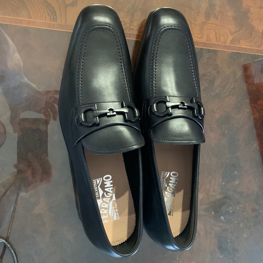 Salvatore Ferragamo mens Austen black size 11E